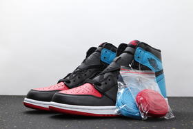 纯原 qiao一红蓝拼接