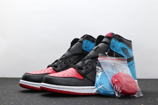 纯原 qiao一红蓝拼接 商品图0