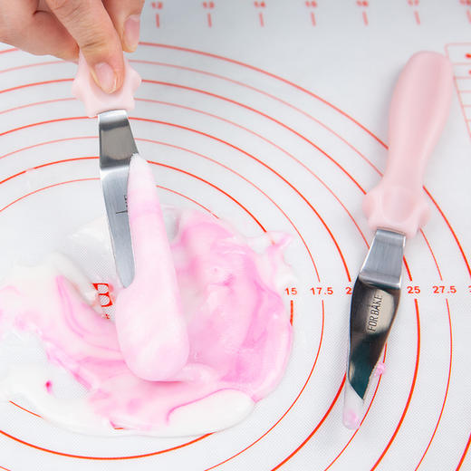 FB51212 法焙客烘焙工具不锈钢抹刀三件套 蛋糕铲刀奶油刮平刀刮刀脱模刀 商品图3