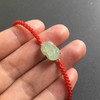 冰种晴水翡翠貔貅手绳18k玫瑰金镶嵌 商品缩略图0
