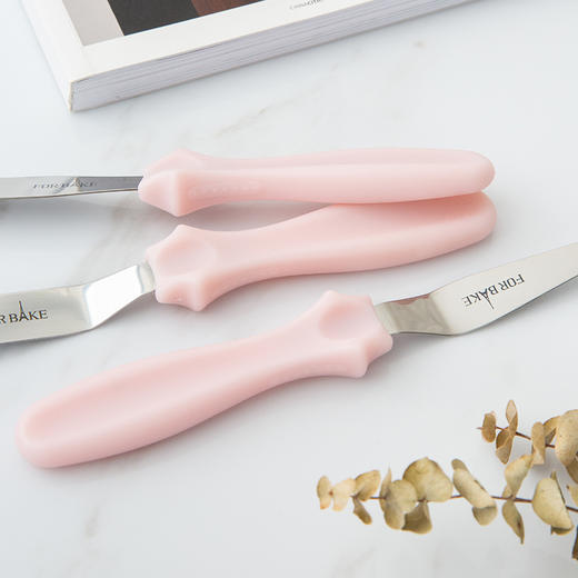 FB51212 法焙客烘焙工具不锈钢抹刀三件套 蛋糕铲刀奶油刮平刀刮刀脱模刀 商品图1