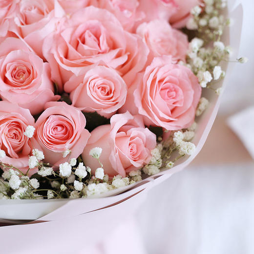 初心不变     33支戴安娜玫瑰，满天星搭配！(1920) 商品图2