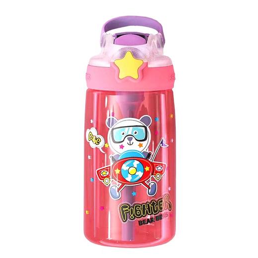 熊本士儿童水杯防漏吸管杯宝宝水壶幼儿园防摔小学生便携 商品图1