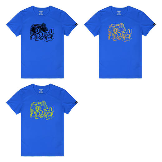 男士简约款越野车系列潮流图案短袖休闲T恤潮男夏季户外打底汗衫 商品图3