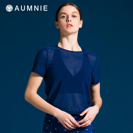 AUMNIE | 网纱扭转T恤  Mesh Twist Tee 商品图3