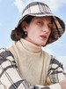 HIDEMI 真丝格纹色织渔夫帽 商品缩略图7