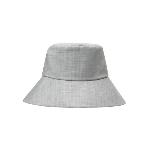 HIDEMI 斑鸠灰精纺薄羊毛渔夫帽 商品图0