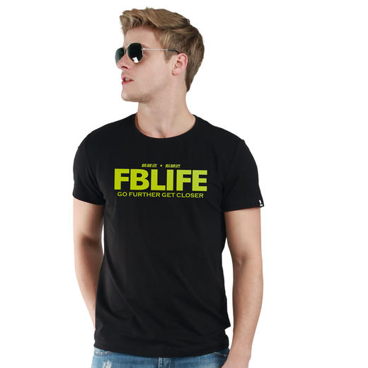 夏季常规纯色棉圆领休闲欧美简约字母青年流行越野经典男女短袖T 商品图0