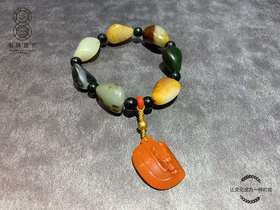 【御珠宫坊·传承系列】和田玉子料原石手串