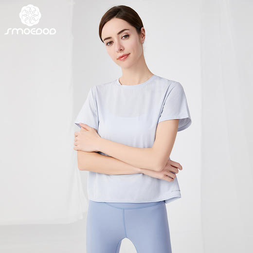 水沐伊朵瑜伽短袖5512 商品图0