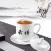 我佛瓷杯 骨瓷双盖杯 陶瓷水杯 商品缩略图2