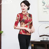 LYE-2039春季新款中式复古改良唐装两件套 商品缩略图4