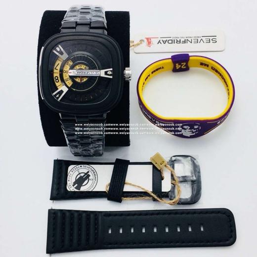 SV七个星期五，原装316L不锈钢表带，市场最高版本，男士腕表，自动机械机芯，钢表带+送皮表带，密底。 商品图9