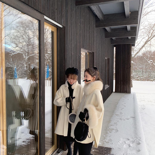XXS特价  退货邮费自理 【怦然心动白雪公主】金蘑菇菇 双面呢大衣 商品图2