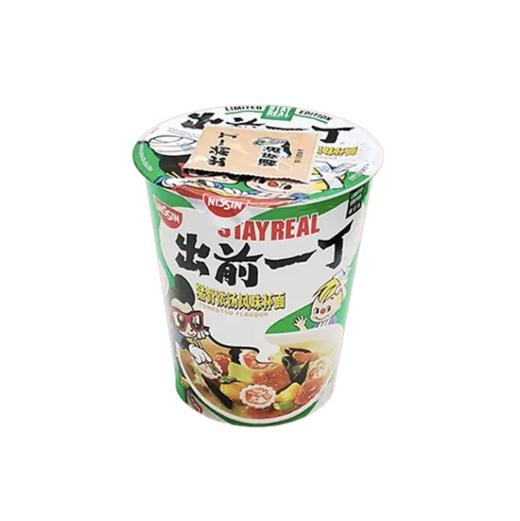 日清出前一丁猪骨浓汤风味油炸杯装方便面72克