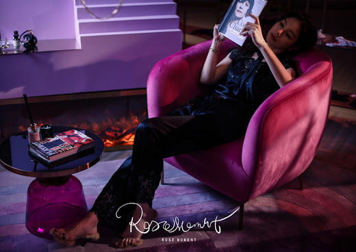 法式真丝短吊短裤长裤家居服 T9210 商品图1