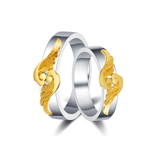 【熙】中式对戒·比翼双飞·男戒+女戒 商品图0