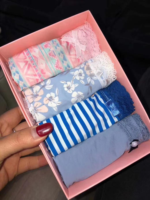 维多秀！小内内，四条装，颜色随机，春天色 商品图5