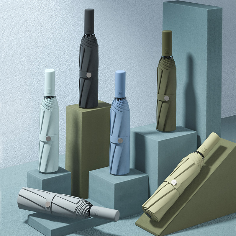 【抵御8级风暴，行走的油画】左都Morandi色系全自动暴风伞 颜值与实力并存 一键开合