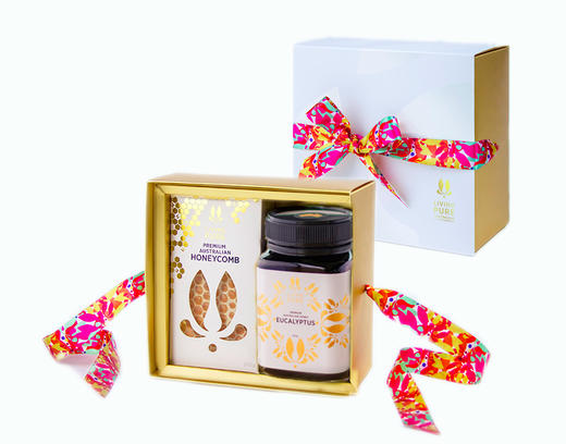 缎带蜂蜜双支礼盒 商品图0