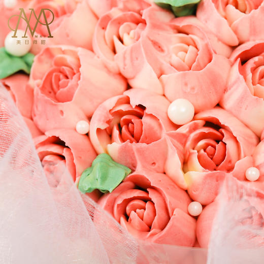 3214"韩式花束珍珠点缀蕾丝花边"(送女神 女生 女朋友 闺蜜 妈妈 纪念