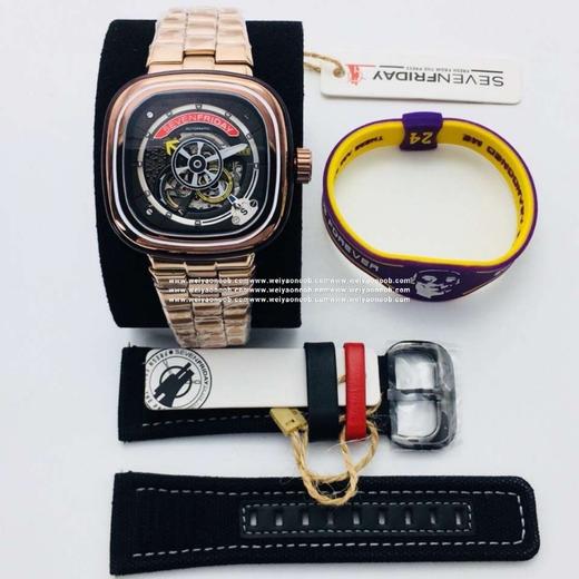 SV七个星期五，原装316L不锈钢表带，市场最高版本，男士腕表，自动机械机芯，钢表带+送皮表带，密底。 商品图9