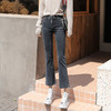 牛仔裤女春装高腰宽松阔腿显瘦学生九分cec直筒女裤子 商品缩略图1