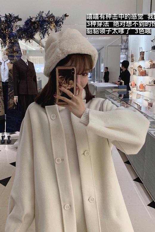 XXS特价  退货邮费自理 【怦然心动白雪公主】金蘑菇菇 双面呢大衣 商品图5