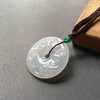 糯冰种翡翠双龙玉扣 商品缩略图1