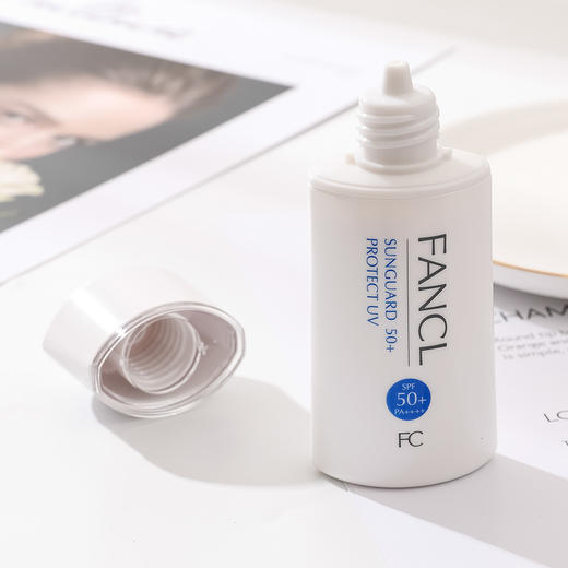 日本FANCL芳珂物理防晒霜/乳60ml孕妇儿童隔离防紫外线SPF50 商品图5