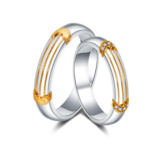 【熙】中式对戒·琴瑟和鸣·对戒 商品图0