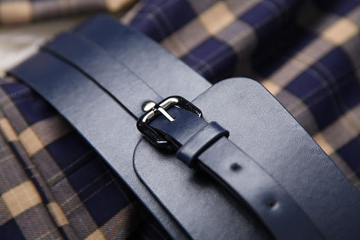 LYY-10615西装领收腰格子外套+不规则网纱半身裙时尚套装 商品图2