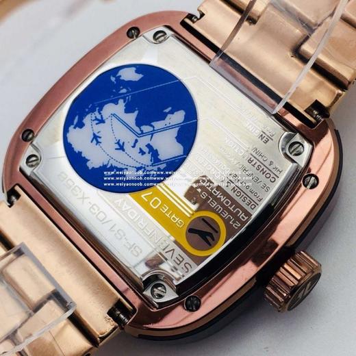 SV七个星期五，原装316L不锈钢表带，市场最高版本，男士腕表，自动机械机芯，钢表带+送皮表带，密底。 商品图3