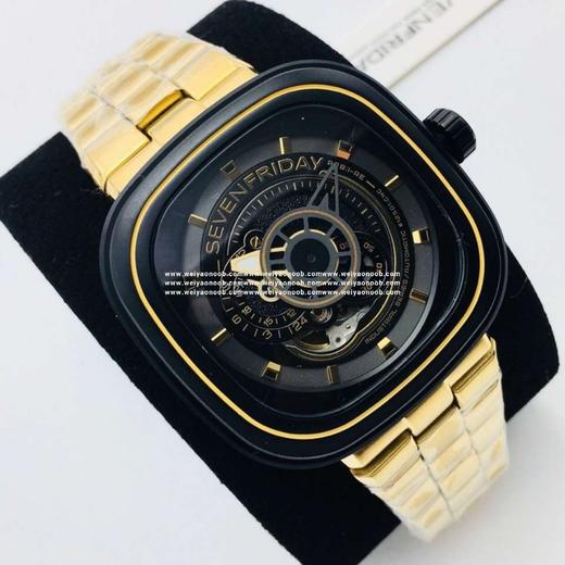 SV七个星期五，原装316L不锈钢表带，市场最高版本，男士腕表，自动机械机芯，钢表带+送皮表带，密底。 商品图8