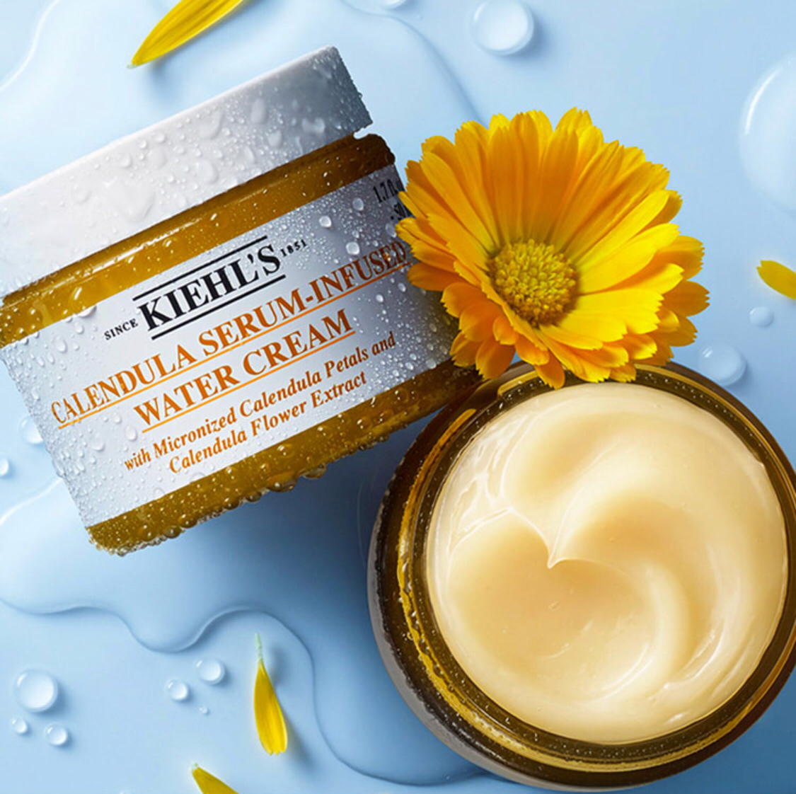 科颜氏金盏花精华水活面霜