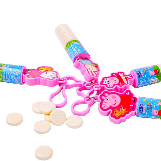 小猪佩奇公仔挂件奶片糖16g 商品图1