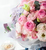 爱之声   粉佳人玫瑰9枝，粉色桔梗搭配制作（1957） 商品缩略图1