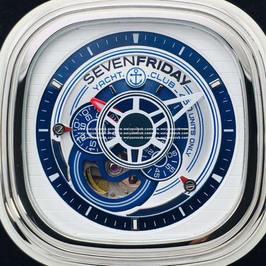 SV七个星期五，原装316L不锈钢表带，市场最高版本，男士腕表，自动机械机芯，钢表带+送皮表带，密底。 商品图4