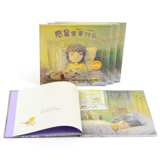 【2-5 岁】感冒需要什么（3-8岁）：一本抚慰孩子心灵的诗歌图画书，帮助宝贝告别生病的困扰，感受爱与被爱；随书附赠精美折页，陪孩子一起创作温暖小诗 商品图2