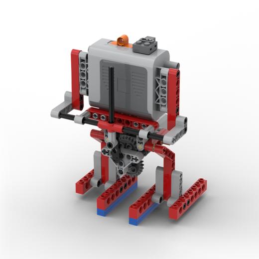 致砖小小机器人  265个科技件组成，2个核心动力模块，种类非常丰富，包括齿轮、带孔砖、操纵杆、连接器、十字轴等科技积木，还有一个萌萌的小人仔 商品图2