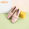 商场同款 |Safiya/索菲娅2020春季甜美装饰单鞋女方头低跟乐福鞋SF01111032 商品缩略图1