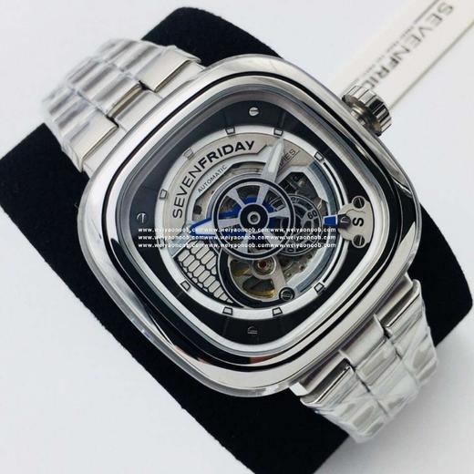 SV七个星期五，原装316L不锈钢表带，市场最高版本，男士腕表，自动机械机芯，钢表带+送皮表带，密底。 商品图2