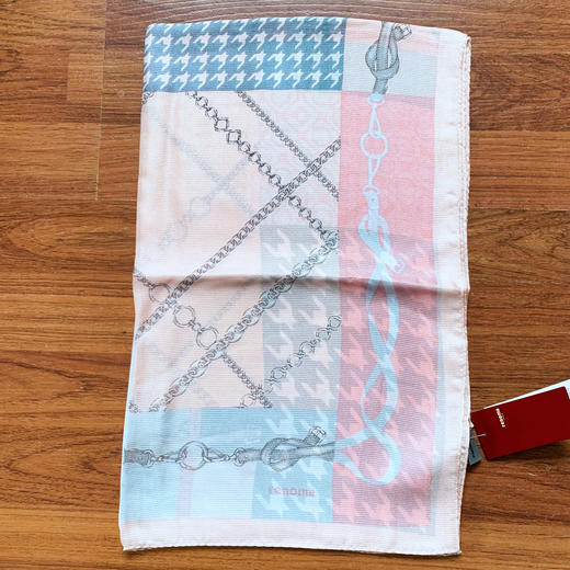 法国品牌renoma 出口韩国 桑蚕丝（网格纱）时尚长巾 商品图2