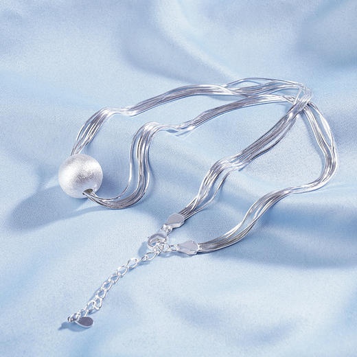 子佩集S925银时尚套链项链【KDFTL003】单球单珠一个球203 商品图1