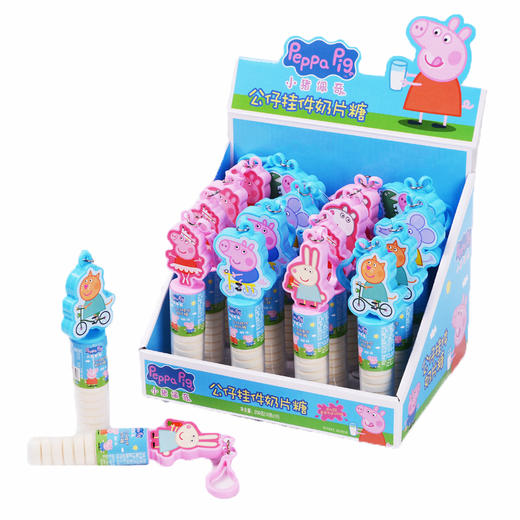 小猪佩奇公仔挂件奶片糖16g 商品图0