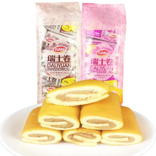达利园200g10枚巧克力味瑞士卷