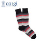 CORGI柯基英国进口男女条纹精梳棉袜撞色条纹薄款潮流中筒长袜子 商品缩略图1