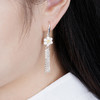 子佩集S925银荷花耳环【QBEH012】花丝荷花流苏2306 商品缩略图3