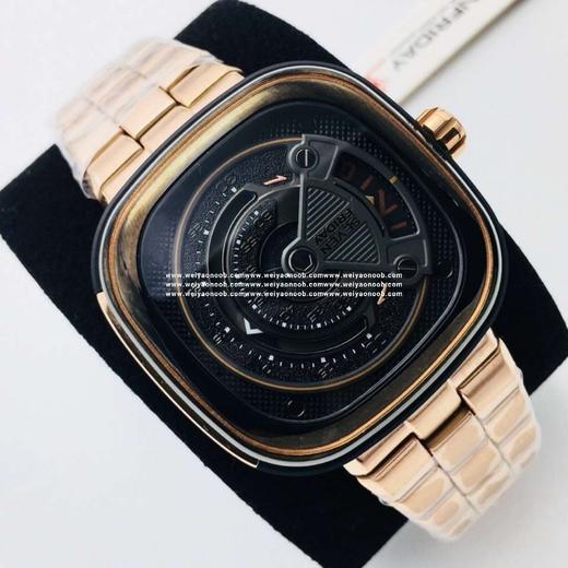 SV七个星期五，原装316L不锈钢表带，市场最高版本，男士腕表，自动机械机芯，钢表带+送皮表带，密底。 商品图3