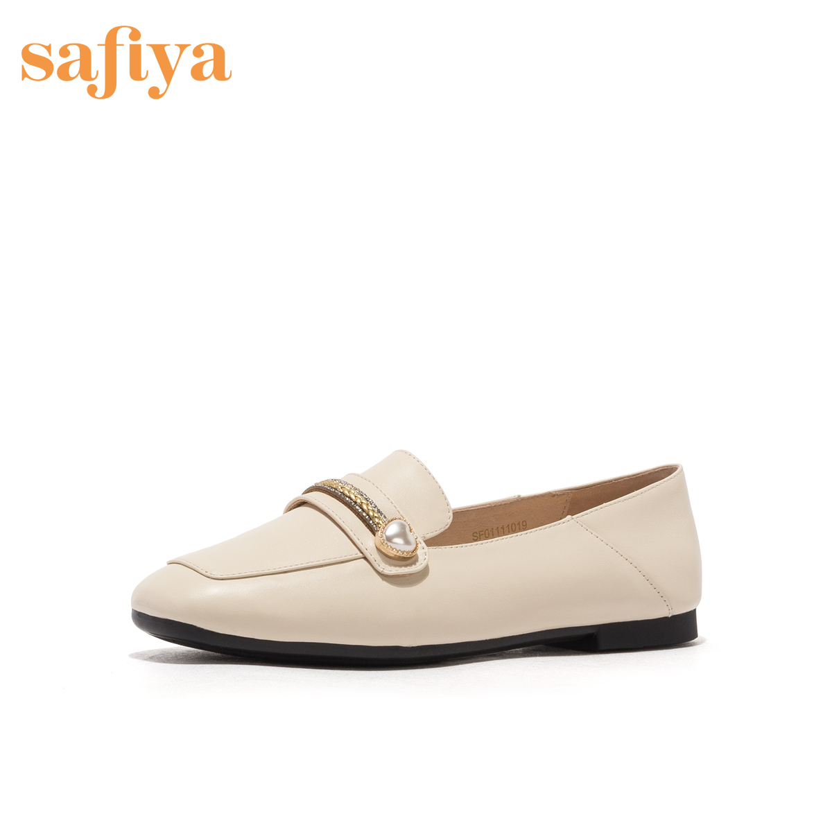 商场同款 | Safiya/索菲娅女鞋新款休闲低跟一脚蹬乐福鞋SF01111019